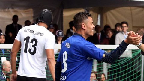 Sergio "Checo" Pérez participó en una "casarita" con su coequipero