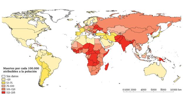 Muertes por contaminación