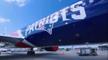 Los New England Patriots estrenaron su propio Boeing 767