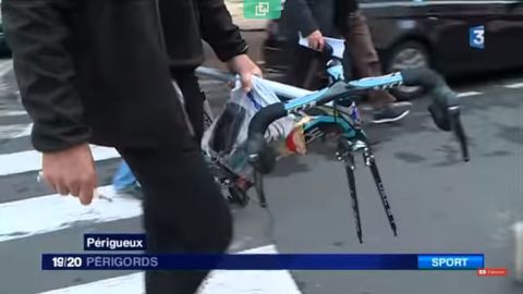 Ciclista francés utilizaba un motor en su bici durante una competencia