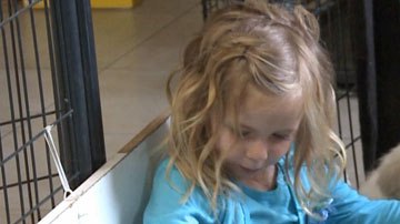 Caleigh, de tan solo 4 años, salva a un hombre que estaba sufiendo un ataque epiléptico.