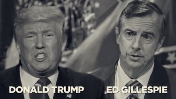 La campaña de Ed Gillespie está relacionada con el discurso contra inmigrantes de Trump.