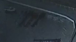 Imagen del descarrilamiento del tren.