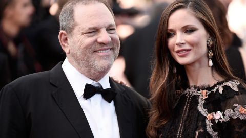 Georgina Chapman y Harvey Weinstein.