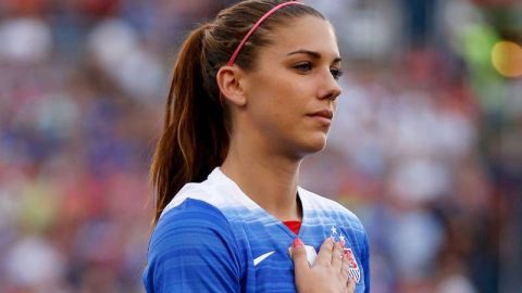 Alex Morgan, futbolista de Estados Unidos.