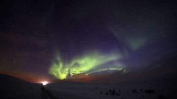 La aurora boreal es uno de efectos de las tormentas solares.