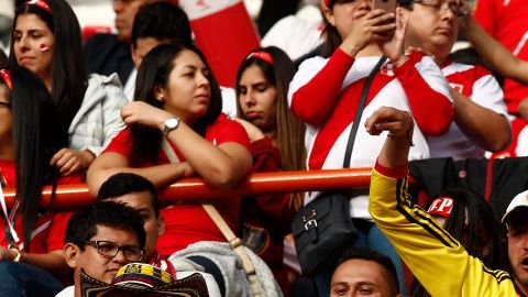 Colombianos y perunos en Lima. Getty Images