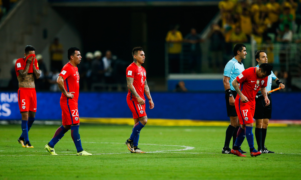 La selección de Chile quedó eliminada del Mundial de Rusia 2018