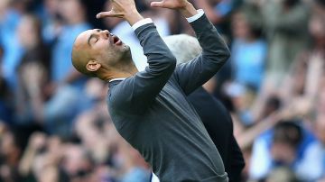 Pep Guardiola. El DT de Manchester City. Alex Livesey/Getty Images