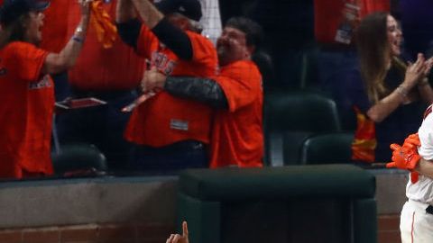 Carlos Correa tuvo una celebración efusiva. Ezra Shaw/Getty Images