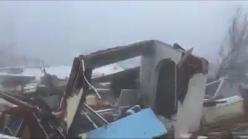 Los destrozos del huracán Irma fueron multiples.