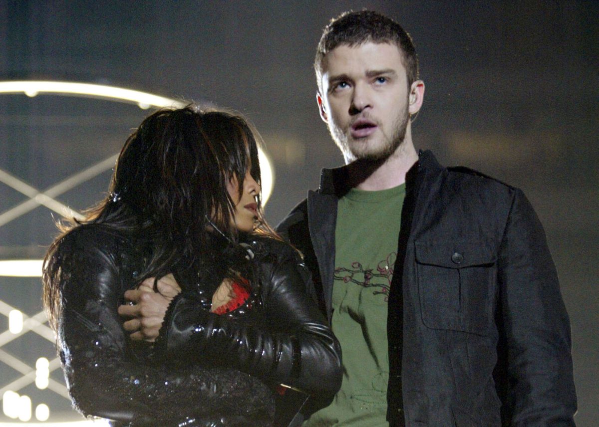 Justin Timberlake y Janet Jackson.