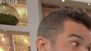 Kuno Becker arruinó un segmento de cocina en "Un nuevo día"