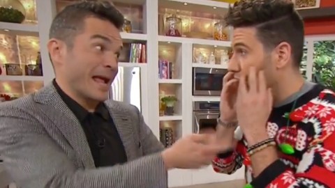 Kuno Becker arruinó un segmento de cocina en "Un nuevo día"