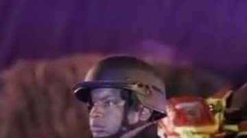 Policías, bomberos y médicos de Las Vegas en el hotel Mandalay Bay.