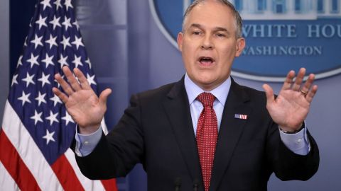 Scott Pruitt, director de la Agencia de Protección Ambiental.