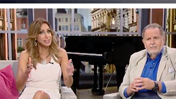 Lili Estefan y Raúl de Molina con Paco Fuentes