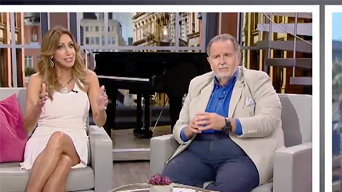 Lili Estefan y Raúl de Molina con Paco Fuentes