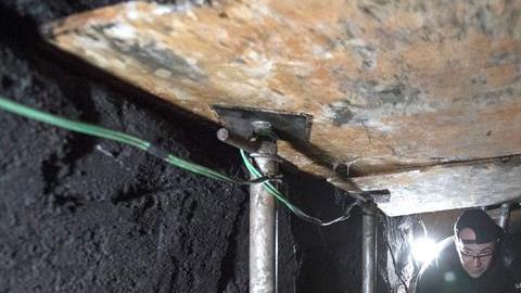 El túnel dirigía a la boveda del banco. EFE