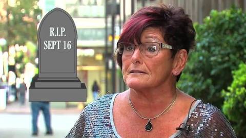Una confusión en el número de seguro social de Barbara Byers supuso que el banco y el gobierno la diera por muerte