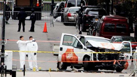 El atentado ocurrió a pocas cuadras del Memorial del atentado del 11 de septiembre (de 2001) en Tribeca.