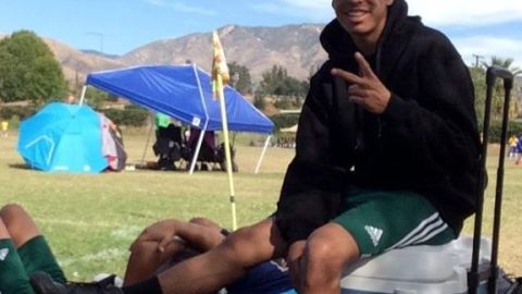 Zepeda era muy buen estudiante y jugador de fútbol