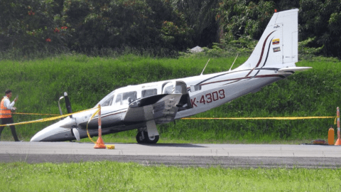 La pericia del piloto salvó a los pasajeros.