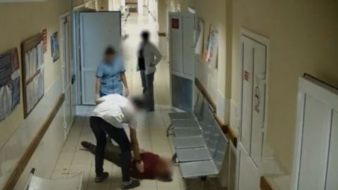 Hombre herido en hospital