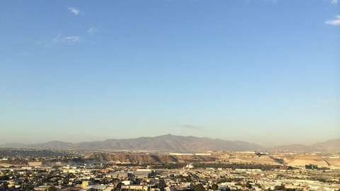 La situación se vivió en la zona fronteriza de Tijuana.