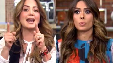 Andrea Legarreta y Galilea Montijo son las presentadoras del programa "Hoy" de Televisa