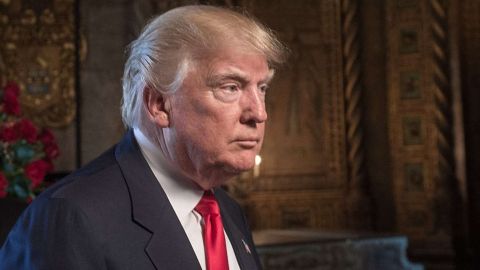 El presidente Trump en Mar-a-Lago.