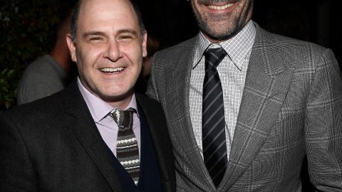 En la imagen el creador de 'Mad Men', Matthew Weiner y su protagonista el actor Jon Hamm.