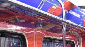 Un vagón de tren en el metro de Moscú. MLADEN ANTONOV/AFP/Getty Images