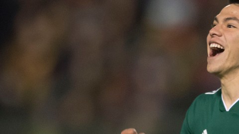 Hirving Lozano anotó dos goles, en el empate 3-3 de México ante Bélgica en Bruselas