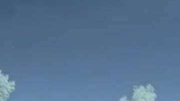 El meteorito también se vio en Rusia.