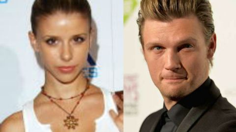 Melissa Schuman y Nick Carter.