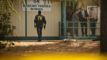 Las autoridades en la escuela primaria Rancho Tehama.