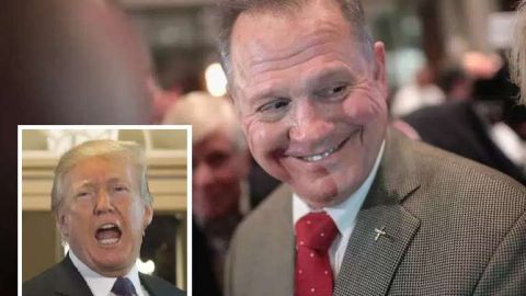 El presidente Trump defiende al republicano Roy Moore