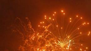 Fuegos artificiales para celebrar la llegada del año nuevo /EFE