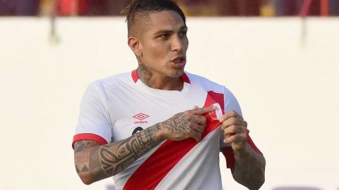 El jugador peruano Paolo Guerrero.