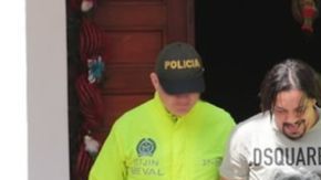 Juan Carlos Mesa al momento de su detención. Crédito: Alcaldía de Medellín