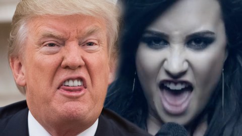 A Demi Lovato no le gustó que Donald Trump fuera finalista para la "Persona del Año" en la revista Time