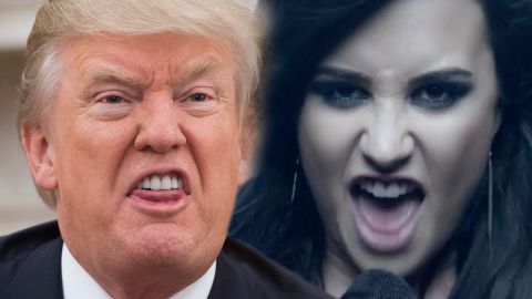 A Demi Lovato no le gustó que Donald Trump fuera finalista para la "Persona del Año" en la revista Time