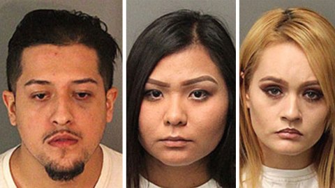 Los detenidos son: Ramon Aviña Chávez, Alicia Monet Thao y Gabriella Ann Alvarado.