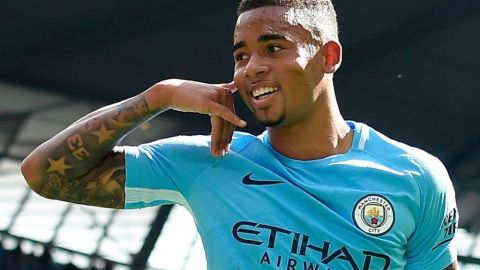 Gabriel Jesus.  PAUL ELLIS/AFP/Getty Images