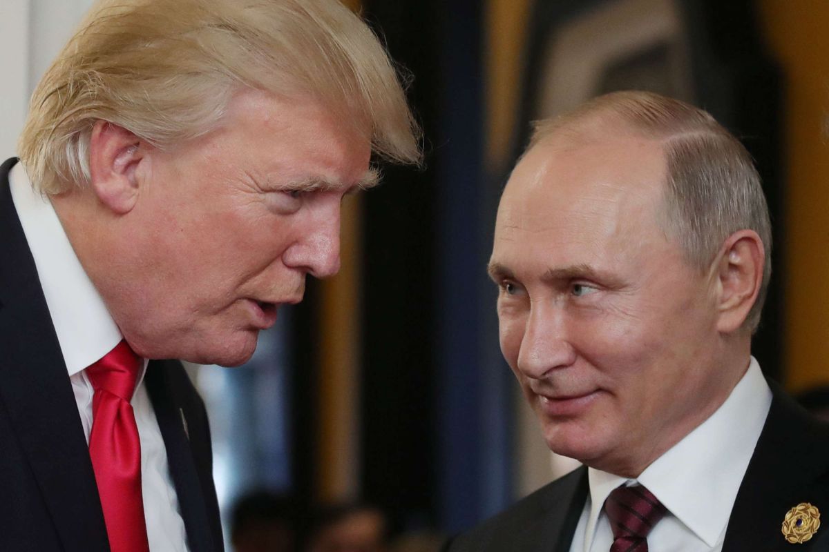 Trump tuvo hoy una reunión de casi dos horas con Putin.