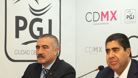 El Procurador capitalino dio a conocer los hechos, hoy en una conferencia de prensa. Foto: PGJ-CdMX