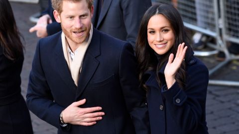El príncipe Enrique y Meghan Markle.