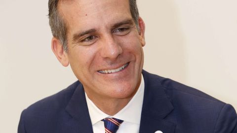 El alcalde Eric Garcetti y su legado para los angelinos. (Aurelia Ventura/La Opinión)