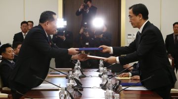 Delegados de las dos Coreas sostuvieron una reunión